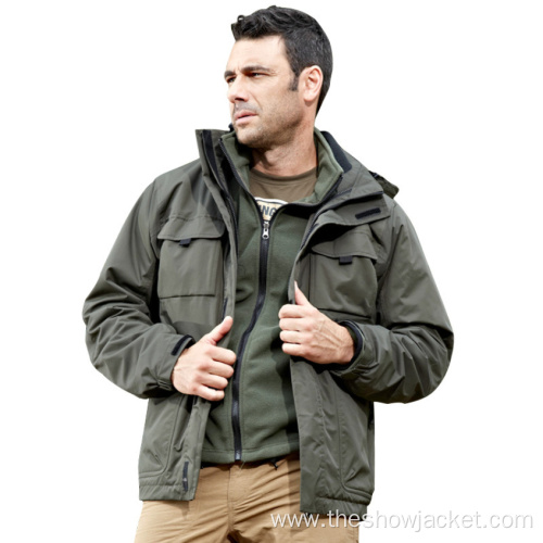 Factory Custom Men Winter Windbreaker Jacket Wholesale